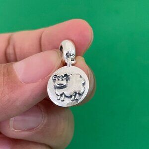 Authentic Pandora Silver Dangle Ox Chinese Zodiac Bead